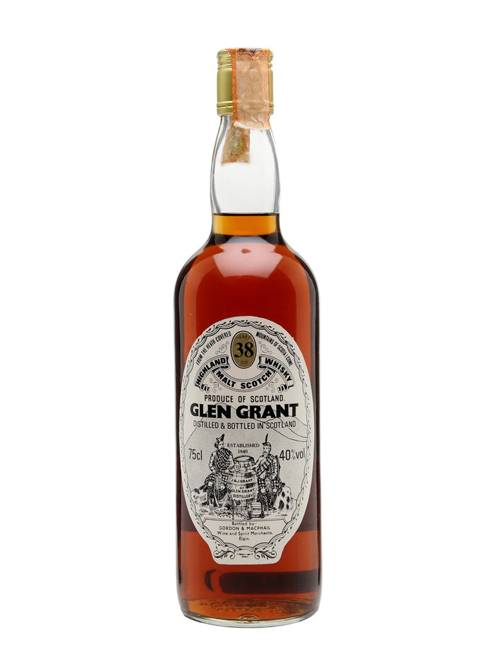 Glen Grant 38 Year Old Bot.1980s Gordon & Macphail Speyside Single Malt Scotch Whisky