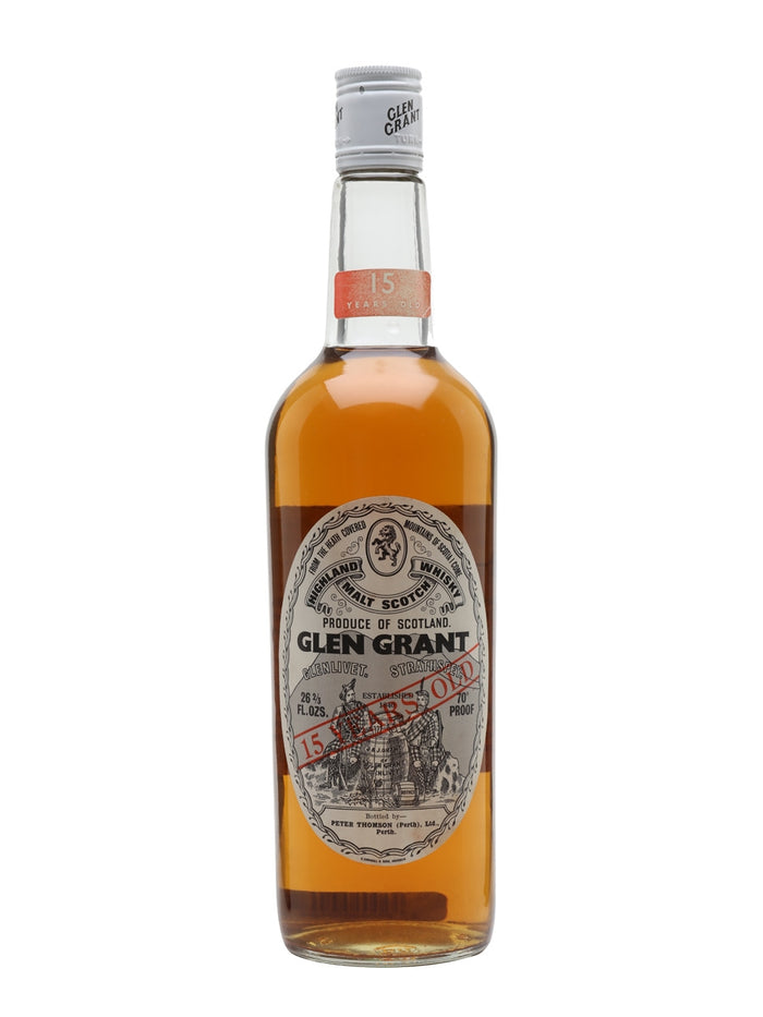 Glen Grant 15 Year Old Bot.1970s Peter Thomson Speyside Single Malt Scotch Whisky | 757ML