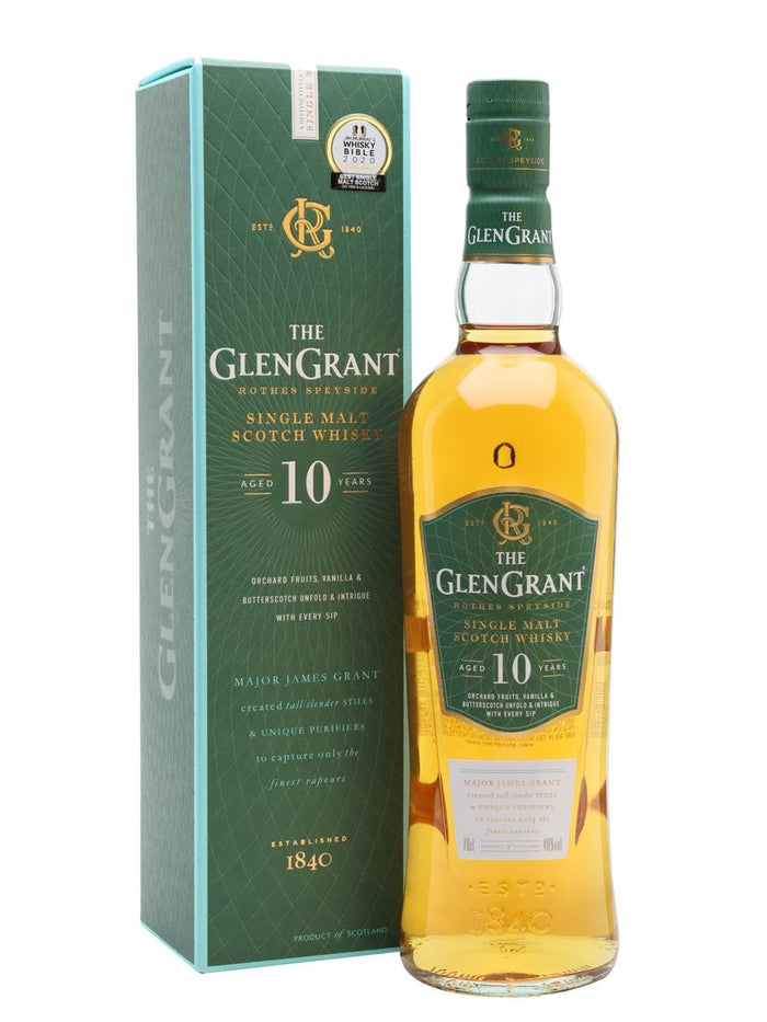 Glen Grant 10 Year Old Speyside Single Malt Scotch Whisky | 700ML