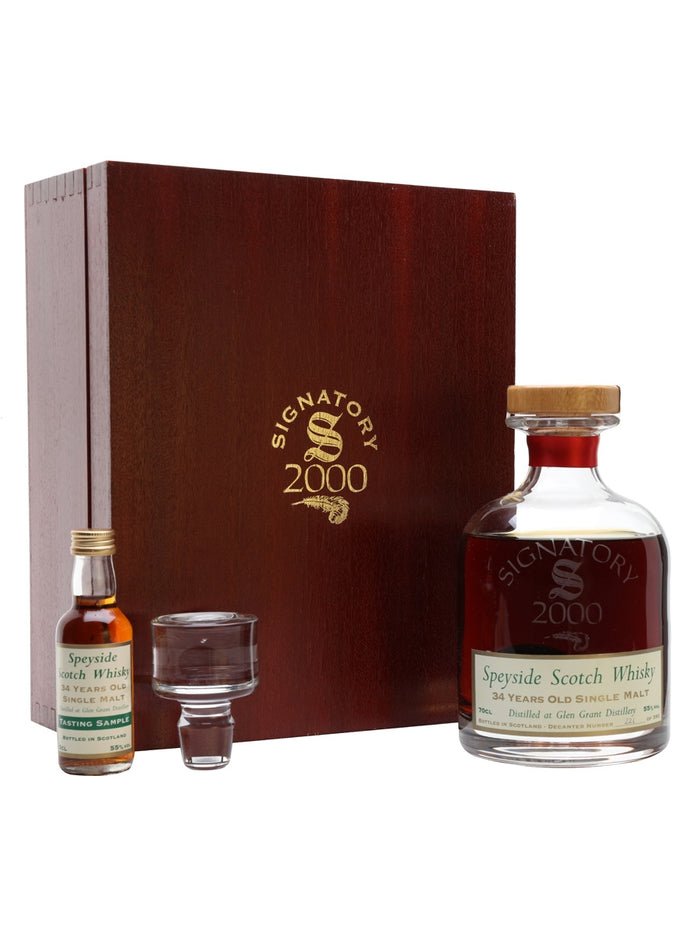 Glen Grant 1965 34 Year Old Sherry Cask Signatory Speyside Single Malt Scotch Whisky