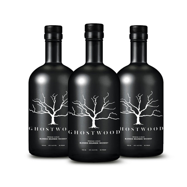 Ghostwood Blended Bourbon Whiskey (3) Bottle Bundle at CaskCartel.com