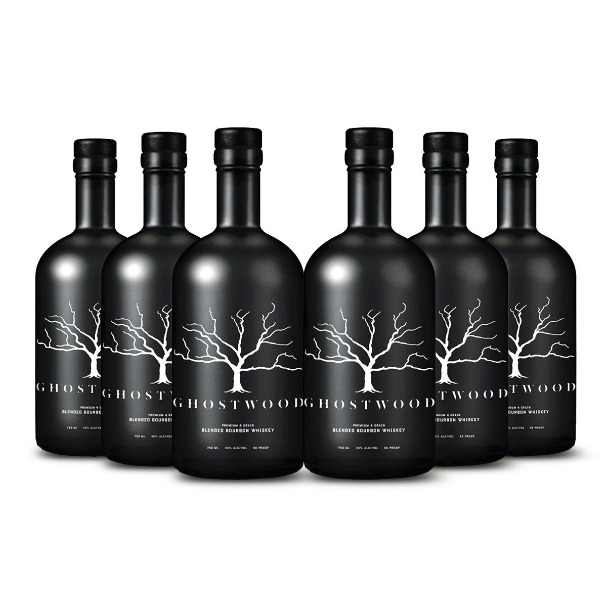 Ghostwood Blended Bourbon Whiskey (6) Bottle Bundle at CaskCartel.com