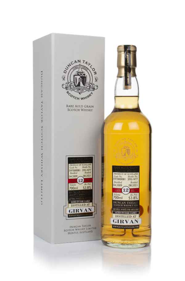 Girvan 12 Year Old 2009 (cask 597000081) - Rare Auld (Duncan Taylor) Scotch Whisky | 700ML