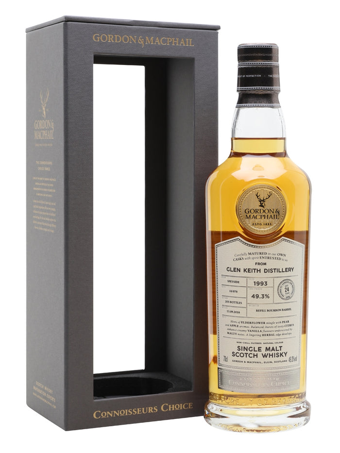 Glen Keith 1993 24 Year Old Connoisseurs Choice Speyside Single Malt Scotch Whisky | 700ML