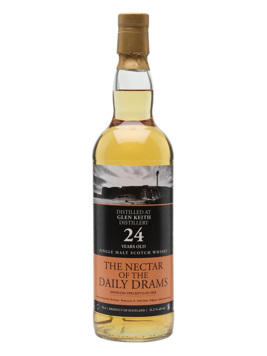 Glen Keith 1993 24 Year Old Daily Drams Speyside Single Malt Scotch Whisky | 700ML at CaskCartel.com