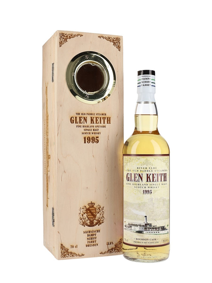 Glen Keith 1995 Jack Wiebers Old Paddle Steamer Speyside Single Malt Scotch Whisky | 700ML