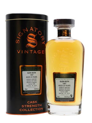 Glen Keith 23 Year Old (D.1997 B.2020) Signatory Vintage Scotch Whisky | 700ML at CaskCartel.com