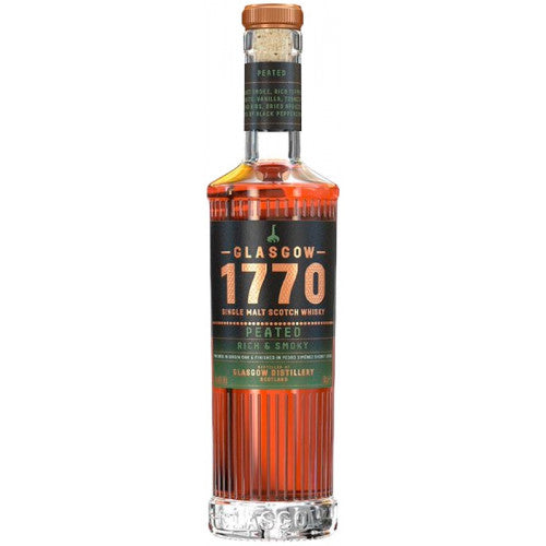 Glasgow 1770 Peated Rich & Smoky Scotch Whisky | 500ML