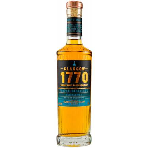 Glasgow 1770 Triple Distilled Release No. 1 Single Malt Scotch Whisky  | 500ML at CaskCartel.com