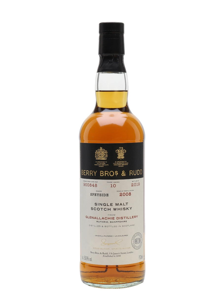 Glenallachie 2008 10 Year Old Berry Bros & Rudd Speyside Single Malt Scotch Whisky | 700ML at CaskCartel.com