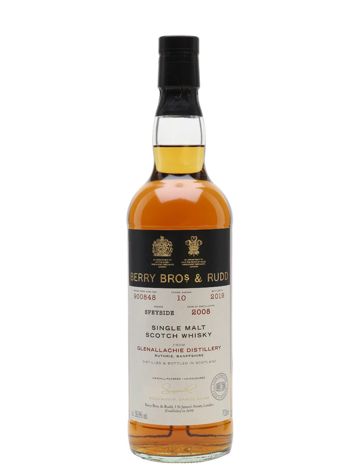 Glenallachie 2008 10 Year Old Berry Bros & Rudd Speyside Single Malt Scotch Whisky | 700ML