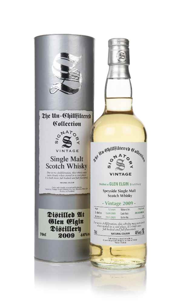 Glen El 12 Year Old 2009 (casks 806360 & 806361) - Un-Chillfiltered Collection (Signatory) Scotch Whisky | 700ML