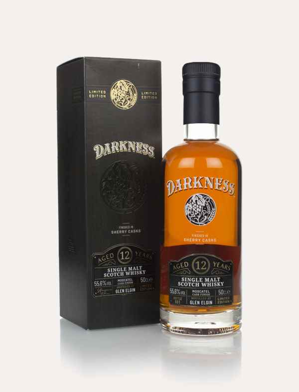 Glen Elgin 12 Year Old Moscatel Cask Finish (Darkness) Scotch Whisky | 500ML