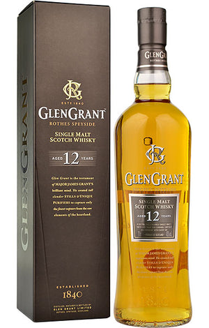 GlenGrant 12 Year Single Malt Scotch Whisky - CaskCartel.com