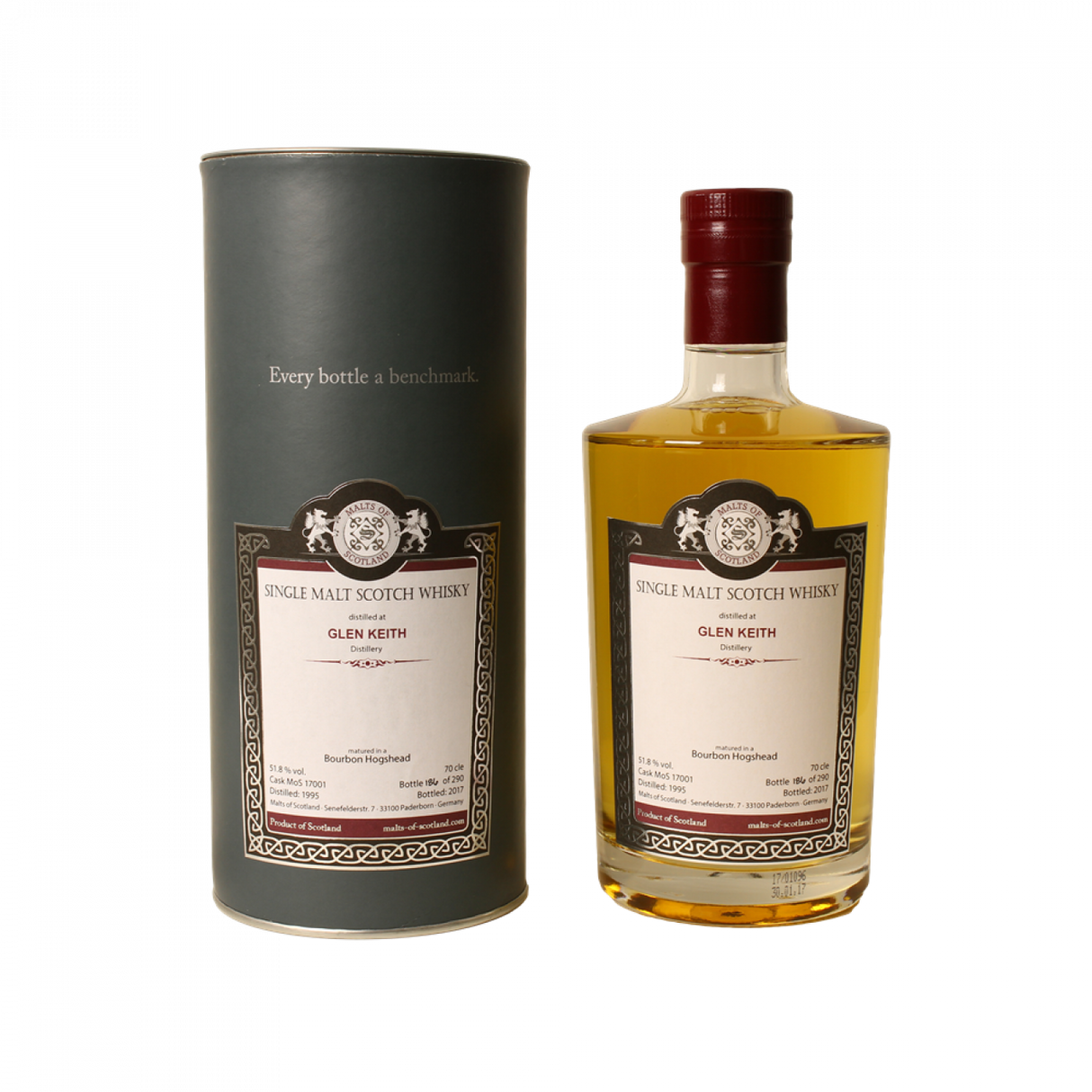 Glen Keith 1995-2017 MoS Single Malt Scotch Whisky | 700ML at CaskCartel.com
