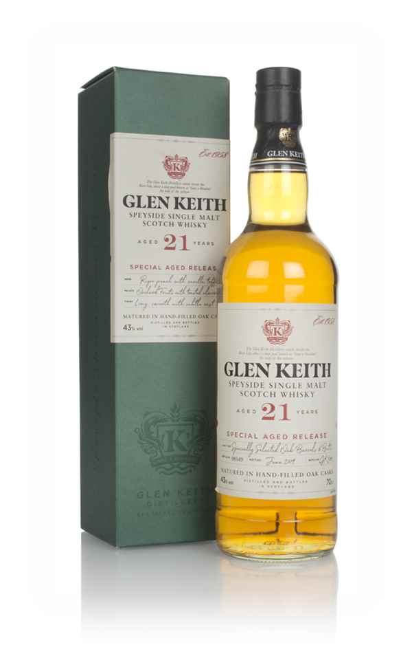 Glen Keith 21 Year Old - Secret Speyside Collection Scotch Whisky | 700ML