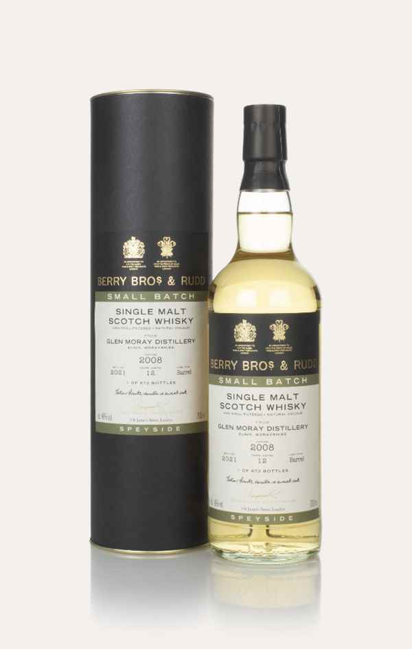 Glen Moray 12 Year Old 2008 - Small Batch (Berry Bros. & Rudd) Scotch Whisky | 700ML