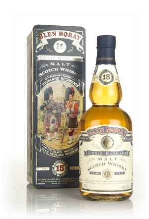 Glen Moray 15 Year Old - Highland Regiments The Black Watch - 1980s Scotch Whisky | 700ML at CaskCartel.com