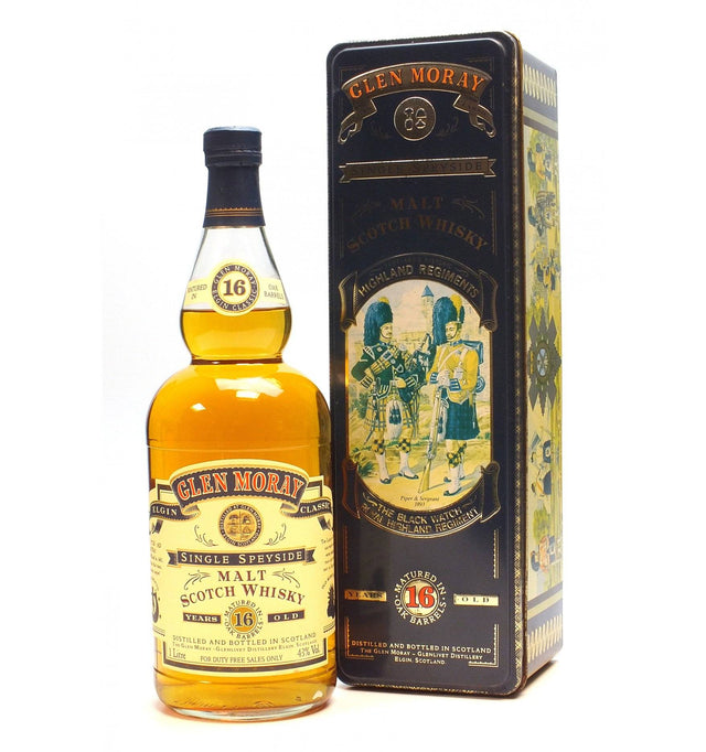 Glen Moray 16 Year Old Highland Regiments, The Black Watch Scotch Whisky | 1L at CaskCartel.com