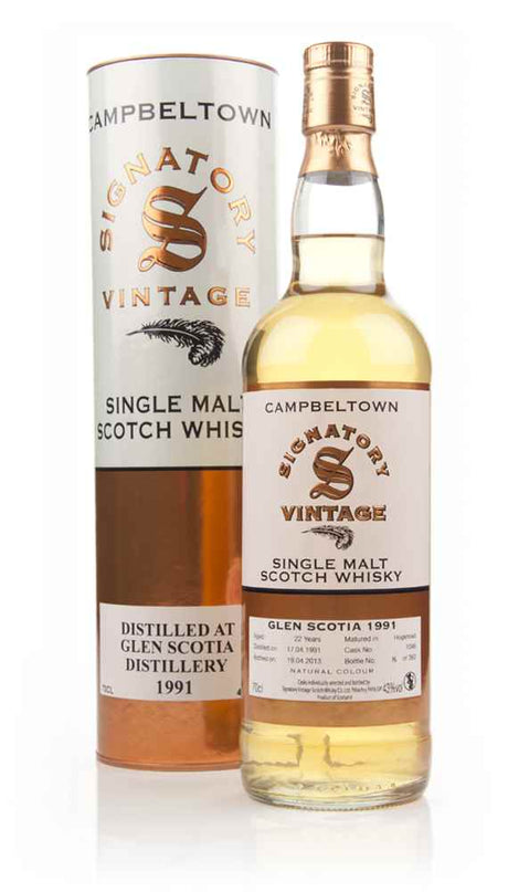 Glen Scotia 22 Year Old 1991 (cask 1046) (Signatory) Scotch Whisky | 700ML at CaskCartel.com