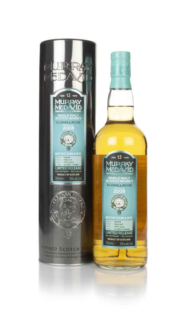 GlenAllachie 12 Year Old 2008 (casks 1910865 & 1920865) - Benchmark (Murray McDavid) Whisky | 700ML