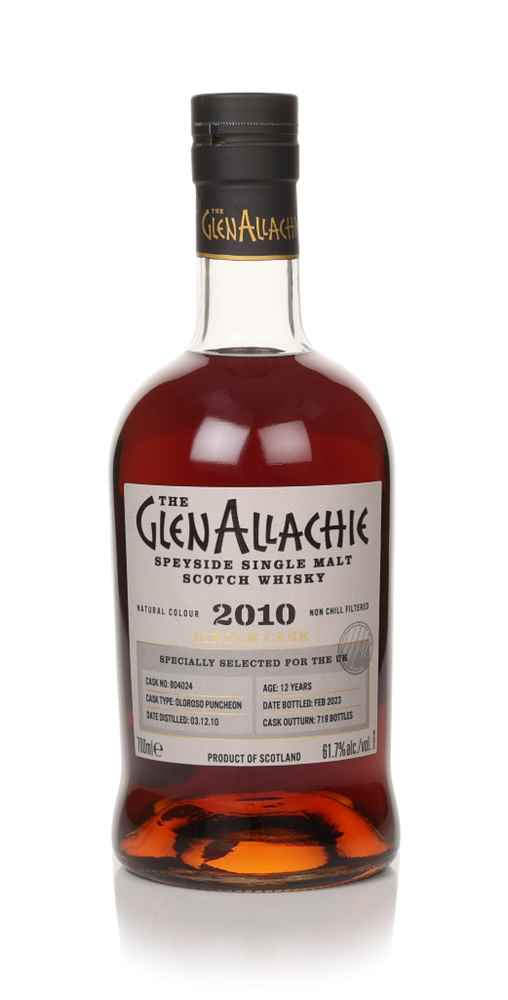GlenAllachie 12 Year Old 2010 (cask 804024) - Oloroso Puncheon Scotch Whisky | 700ML at CaskCartel.com
