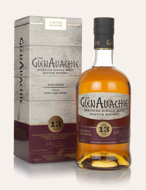 GlenAllachie 13 Year Old Rioja Cask Finish Scotch Whisky | 700ML at CaskCartel.com