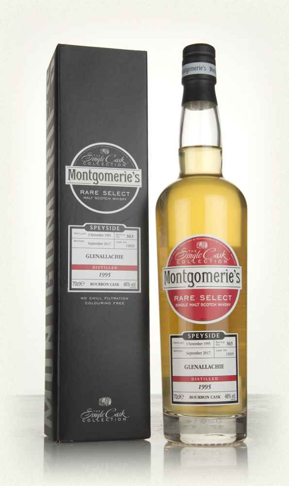 GlenAllachie 21 Year Old 1995 (cask 15019) - Rare Select (Montgomerie's) Scotch Whisky | 700ML