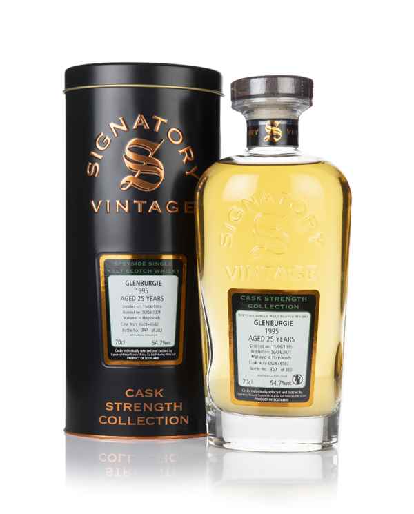 Glenburgie 25 Year Old 1995 (cask 6528 & 6582) - Cask Strength Collection (Signatory) Scotch Whisky | 700ML