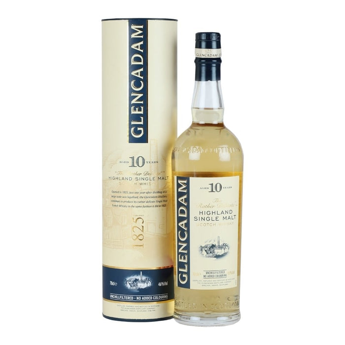 Glencadam 10 Year Old Single Malt Scotch Whiskey