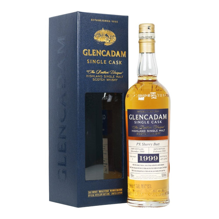 Glencadam 1999 20 Year Old PX Sherry Cask Highland Single Malt Scotch Whisky | 700ML