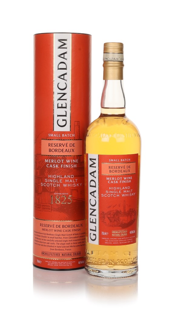 Glencadam Merlot Wine Cask Finish Small Batch Reserve De Bordeaux Scotch Whisky | 700ML at CaskCartel.com
