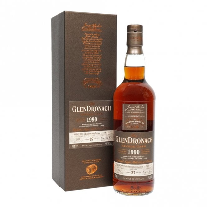 Glendronach 1990 27 Year Old Batch 16 Cask #7003 Single Malt Scotch Whisky