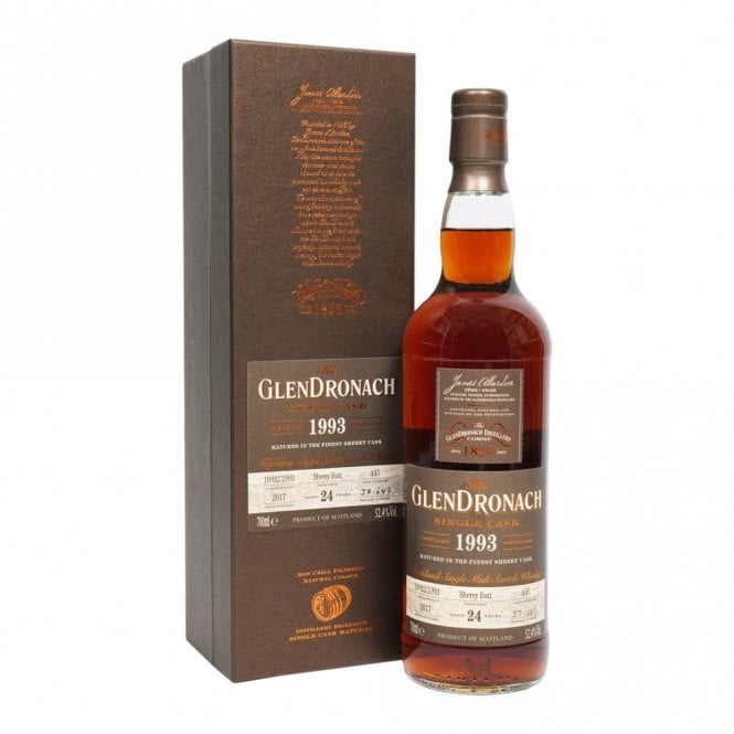 Glendronach 1993 24 Year Old Batch 16 Cask #445 Single Malt Scotch Whisky