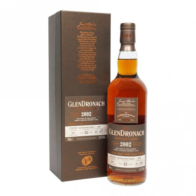 Glendronach 2002 15 Year Old Batch 16 Cask #4648 Single Malt Scotch Whisky