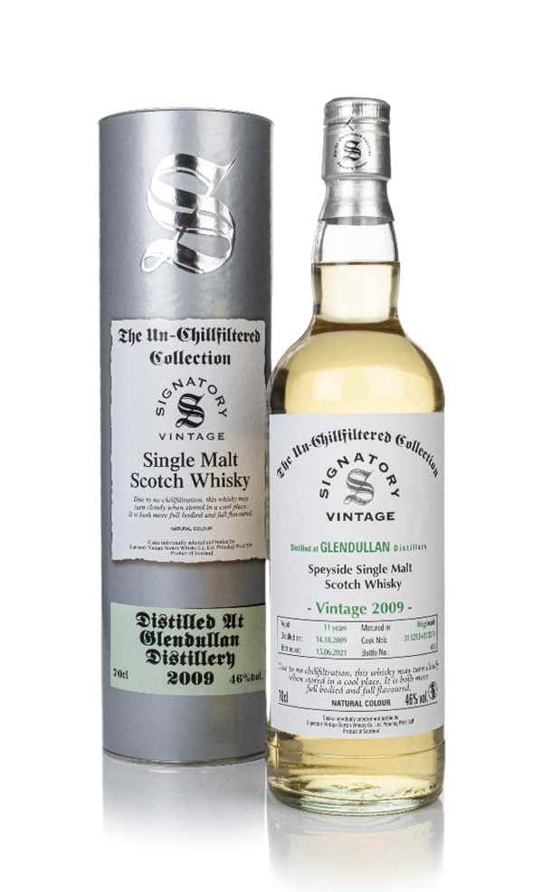 Glendullan 11 Year Old 2009 (casks 313253 & 313254) - Un-Chillfiltered Collection (Signatory) Scotch Whisky | 700ML
