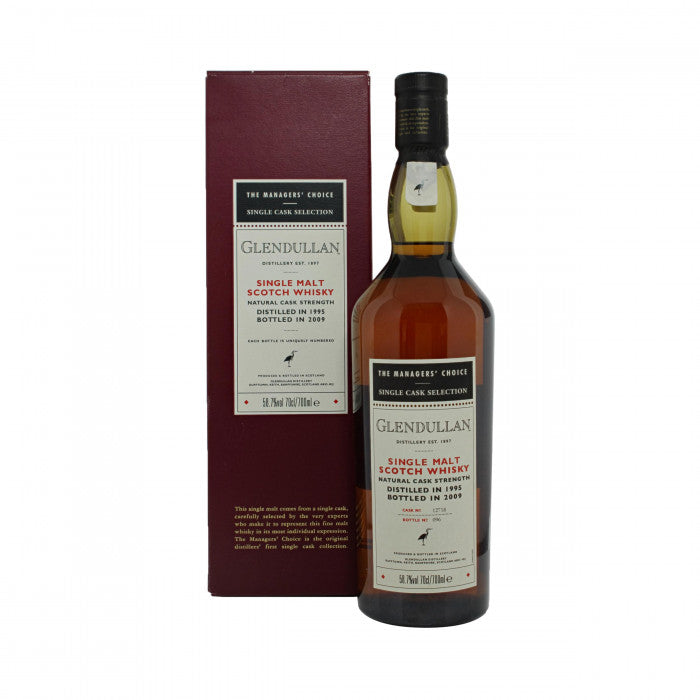 Glendullan 1995 13 Year Old Managers' Choice Single Malt Scotch Whisky
