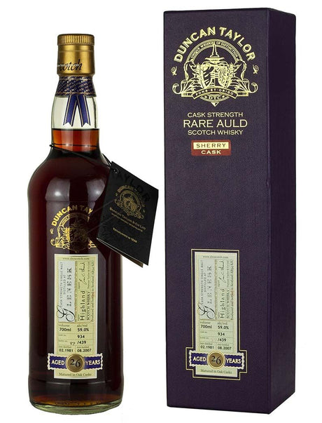 Glenesk 26 Year Old (D.1981, B.2007) Duncan Taylor Rare Auld (Proof 118) Scotch Whisky | 700ML at CaskCartel.com