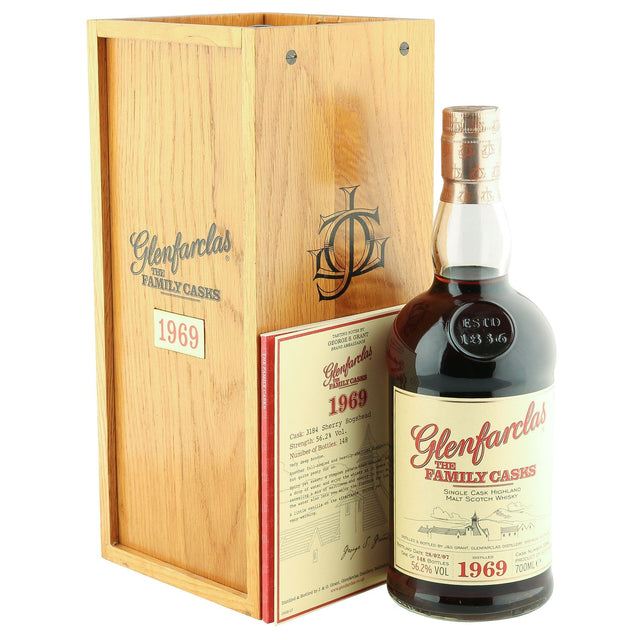 Glenfarclas The Family Casks #3184 1969 37 Year Old Whisky | 700ML at CaskCartel.com