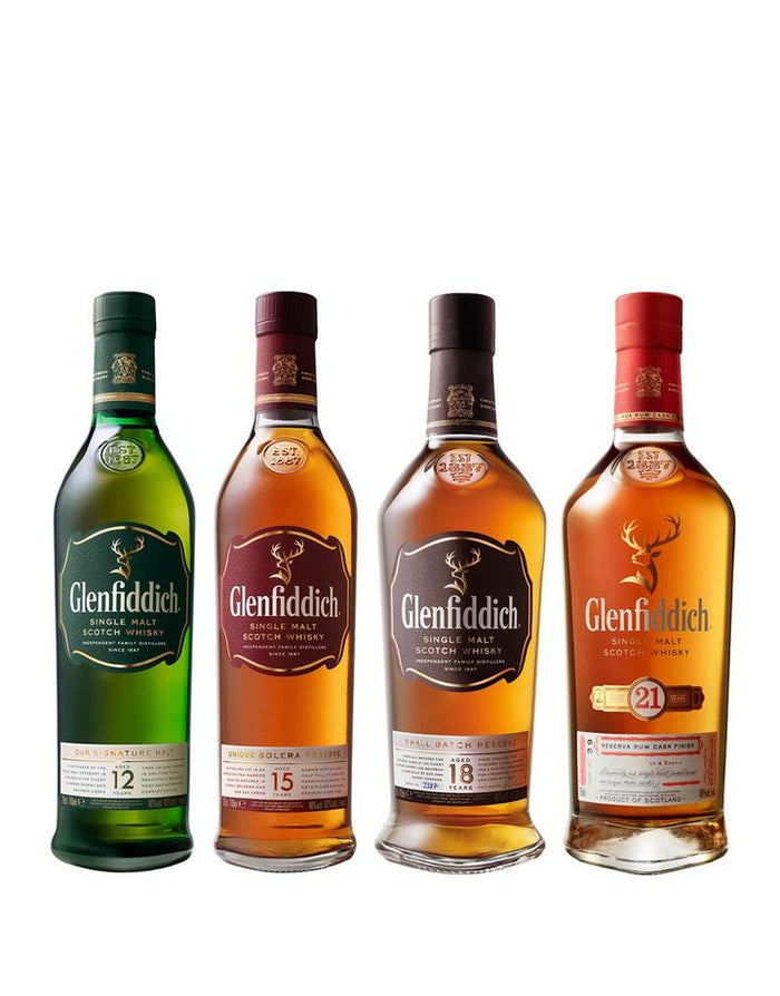 Glenfiddich Collection (4 Bottles) Scotch Whisky