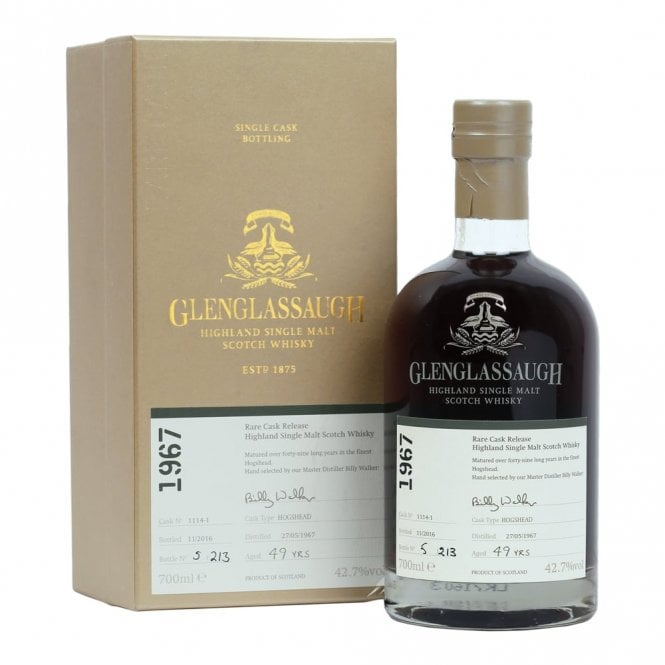 Glenglassaugh 1967 49 Year Old Batch 3 Cask 1114-1 Single Malt Scotch Whisky