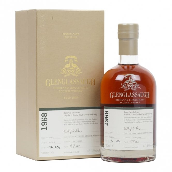 Glenglassaugh 1968 47 Year Old Batch 3 Cask 2230 Single Malt Scotch Whisky