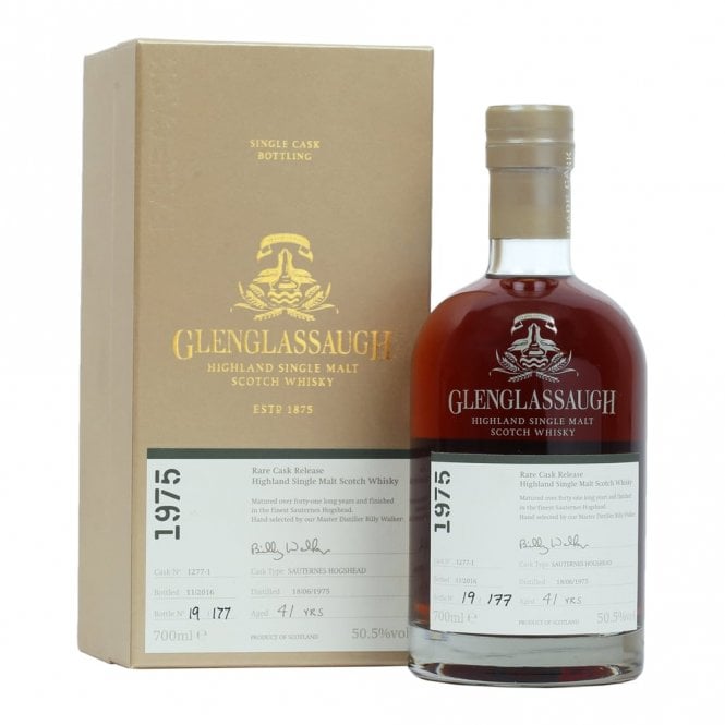 Glenglassaugh 1975 41 Year Old Batch 3 Cask 1277-1 Single Malt Scotch Whisky