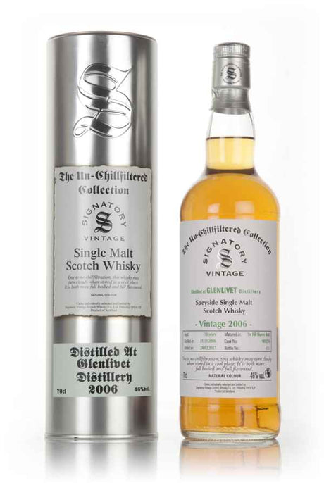 Glenlivet 10 Year Old 2006 (cask 901274) - Un-Chillfiltered Collection (Signatory) Scotch Whisky | 700ML at CaskCartel.com
