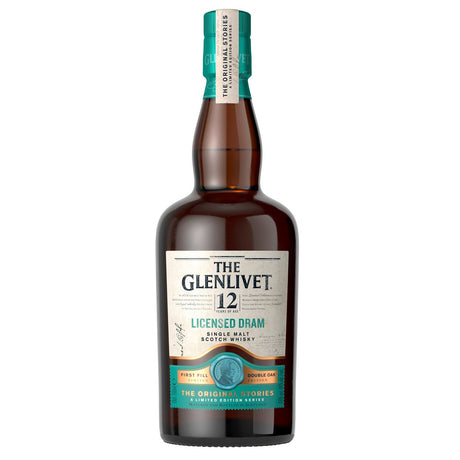 The Glenlivet 12 Year Old Licensed Dram Single Malt Scotch Whisky | 700ML at CaskCartel.com