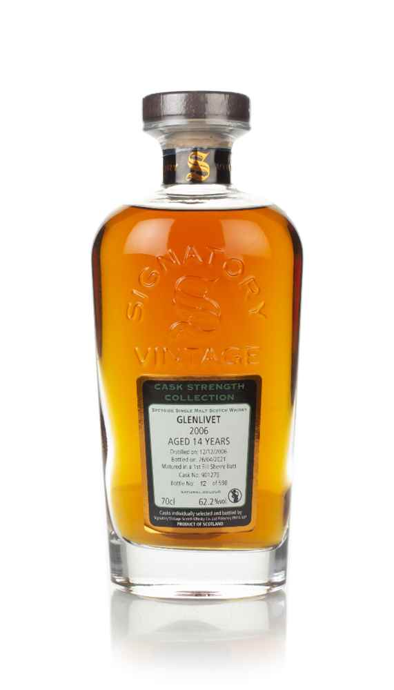 Glenlivet Signatory Vintage Single Cask #901279 2006 14 Year Old Whisky | 700ML