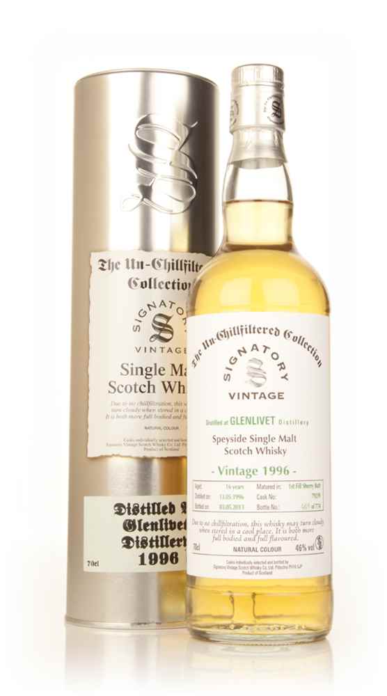 Glenlivet 16 Year Old 1996 (cask 79239) - Un-Chillfiltered Collection (Signatory) Scotch Whisky | 700ML at CaskCartel.com