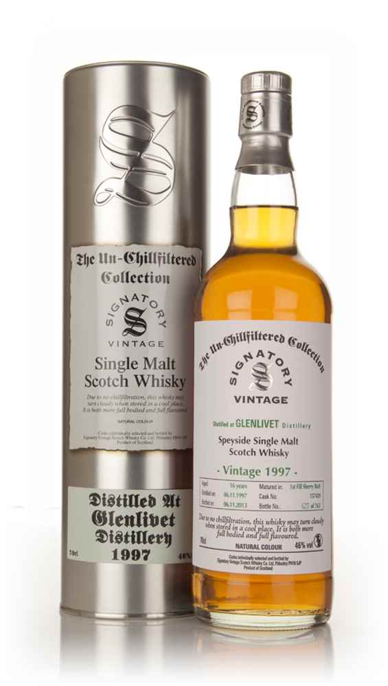 Glenlivet 16 Year Old 1997 (cask 157420) - Un-Chillfiltered (Signatory) Scotch Whisky | 700ML at CaskCartel.com