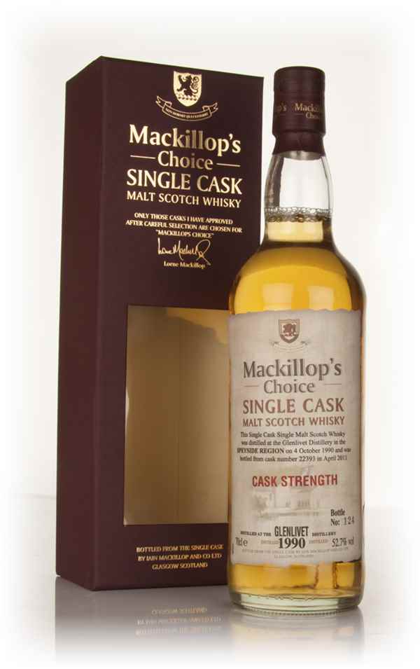 Glenlivet 20 Year Old 1990 (cask 22393) - Mackillop's Choice Scotch Whisky | 700ML