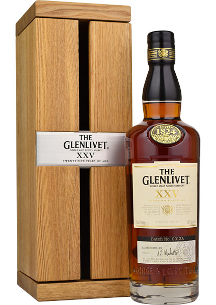 The Glenlivet XXV 25 Year Old Single Malt Batch No. 0913A Single Malt Scotch Whisky